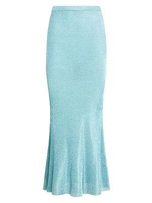 Harmony Metallic Knit Skirt