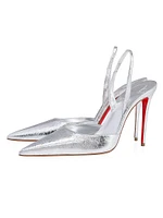 Kate Max 100MM Leather O Slingbacks