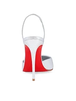 Kate Max 100MM Leather O Slingbacks
