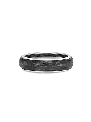 Streamline Band Ring 18K White Gold