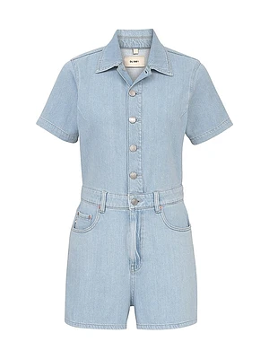 Aura Montauk Denim Romper