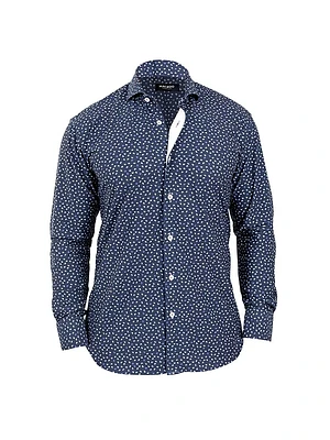 Einstein Stretch Micro Paisley Shirt