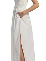 Kori Mix-Media Midi-Dress