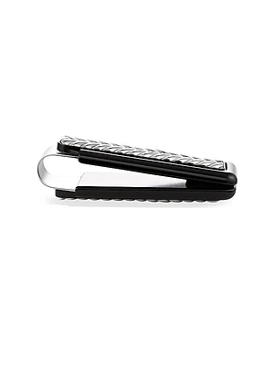 Chevron Money Clip in Sterling Silver