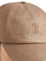 Sparkling Twill Baseball Cap with Embroidered Logo