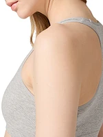 Seamless Mélange Racerback Crop Top