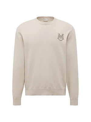 Crew-Neck Sweater Cotton