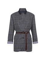 Virgin Wool Prince of Wales Blazer