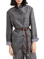 Virgin Wool Prince of Wales Blazer