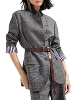 Virgin Wool Prince of Wales Blazer