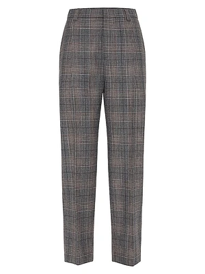Virgin Wool Prince of Wales Baggy Trousers