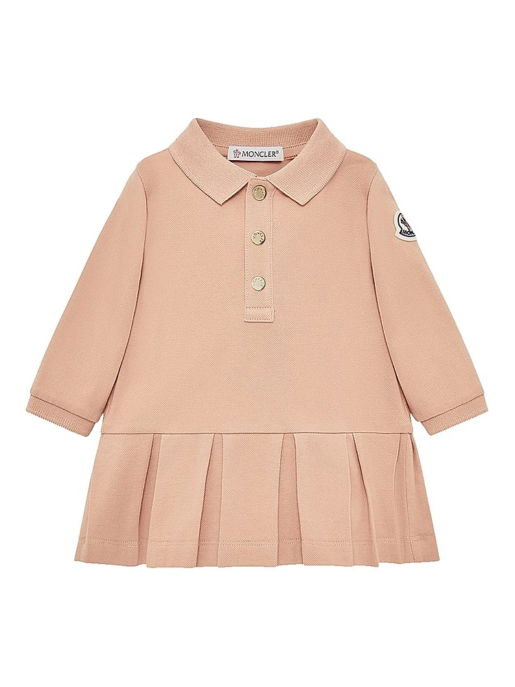 Baby Girl's & Little Dress Cotton Piquet