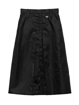 Flared Re-Nylon Skirt