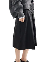 Flared Re-Nylon Skirt