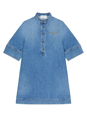 Shirt Dress Washed Denim