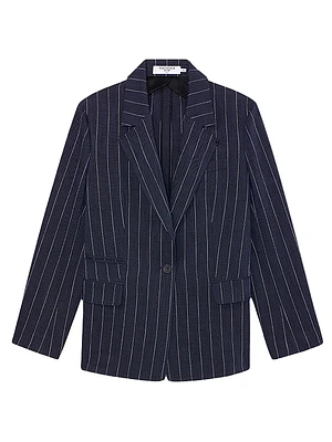 Teddy Jacket Striped Porto Weave