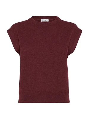Cashmere Sweater with Monili
