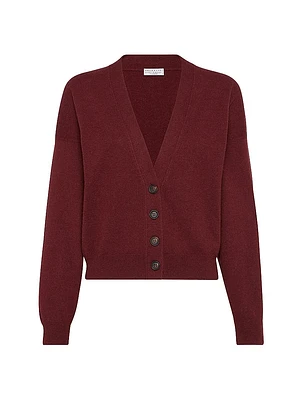 Cashmere Cardigan with Monili