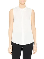 Tanelis Modern Silk Sleeveless Blouse