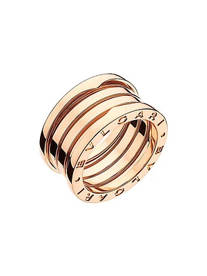 B.zero1 18K Rose Gold 4-Band Ring