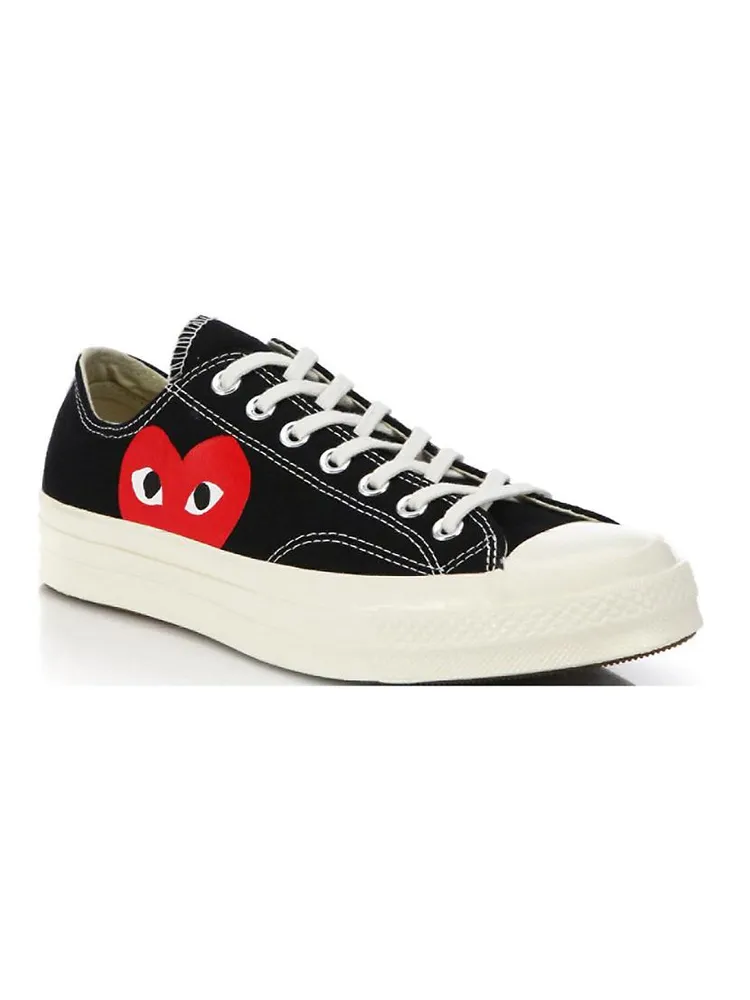 CdG PLAY x Converse Women's Chuck Taylor All Star Peek-A-Boo Low-Top Sneakers