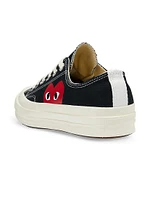 CdG PLAY x Converse Women's Chuck Taylor All Star Peek-A-Boo Low-Top Sneakers