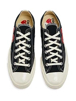 CdG PLAY x Converse Women's Chuck Taylor All Star Peek-A-Boo Low-Top Sneakers