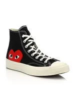 CdG PLAY x Converse Women's Chuck Taylor All Star Peek-A-Boo High-Top Sneakers