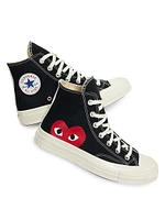 CdG PLAY x Converse Women's Chuck Taylor All Star Peek-A-Boo High-Top Sneakers