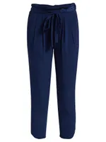 Allyn Silk-Blend Pants