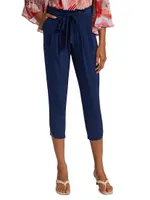 Allyn Silk-Blend Pants