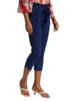 Allyn Silk-Blend Pants