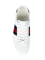 New Ace Crocodile-Embossed Sneakers