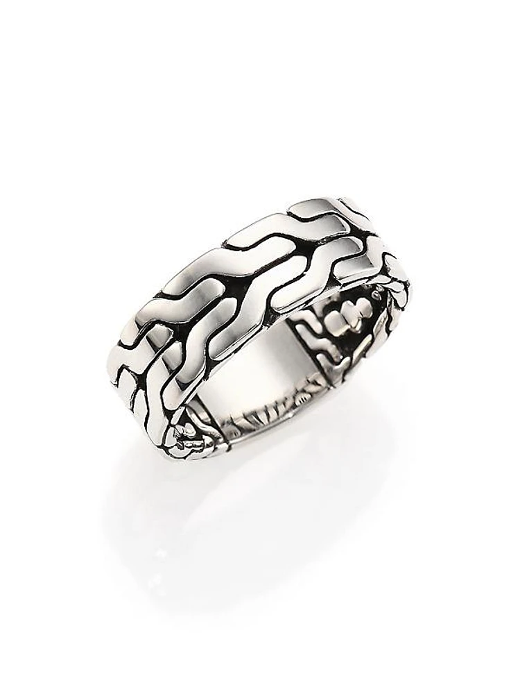 Classic Chain Sterling SIlver Band Ring