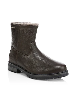 Leonardo Leather & Shearling Boots