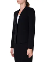 Elements Jersey One-Button Blazer