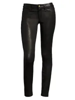 Le Skinny de Jeanne Mid-Rise Leather Pants