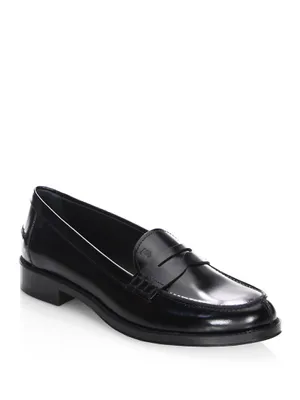 Leather Penny Loafers