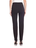 Cropped Pintuck Pants