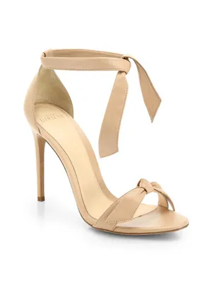 Clarita Bow Leather Sandals