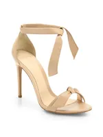 Clarita Bow Leather Sandals