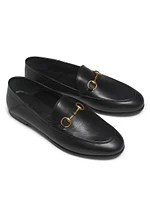 Brixton Leather Horsebit Loafers