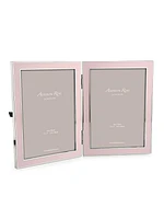 Folding Double Enameled Photo Frame