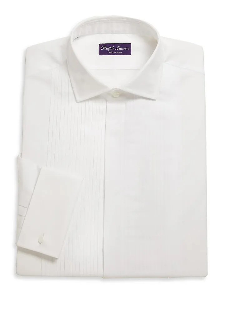 Purple Label Regular-Fit Cotton Long-Sleeve Dress Shirt