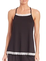 Pima Cotton Scalloped Racerback Camisole