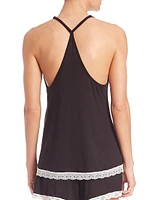 Pima Cotton Scalloped Racerback Camisole