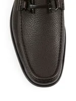 Grandioso Gancini Bit Leather Loafers
