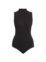 The Sleeveless Mockneck Bodysuit