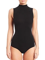 The Sleeveless Mockneck Bodysuit