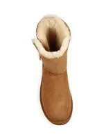 Bailey Button II Sheepskin-Lined Suede Boots